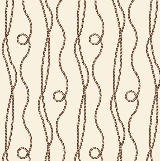 MM By The Sea Nautical Rope CX9110-CREM - Cotton Novelty Fabric