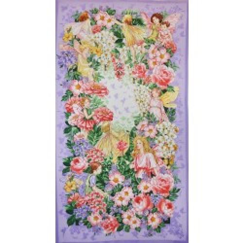 MM Fairy Dream Panel DC-6796-BLOS-D - Cotton Fabric