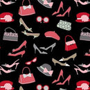 MM Fashionista - CX11451-BLACK - Cotton Fabric