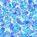 MM Floral Fantasy CX10236-CLOU Blue - Cotton Fabric
