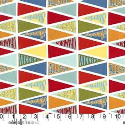 MM Game Pennants DC5366-MULTI-D - Cotton Fabric