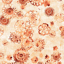 MM Mirage CX9237-ORAN Orange Floral - Cotton Fabric