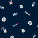 MM Monster Trucks DCX10468-NAVY - Cotton Fabric