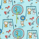 MM Playground Pals CX7535-AQUA-D - Cotton Fabric