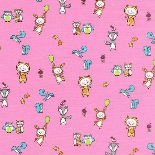 MM Playing Around Pink CX7536-CAND-D - Cotton Fabric