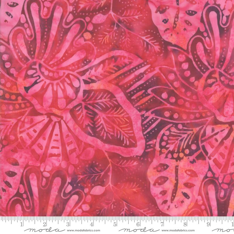 MODA Aloha Batiks 4356-17 Pink - Cotton Fabric