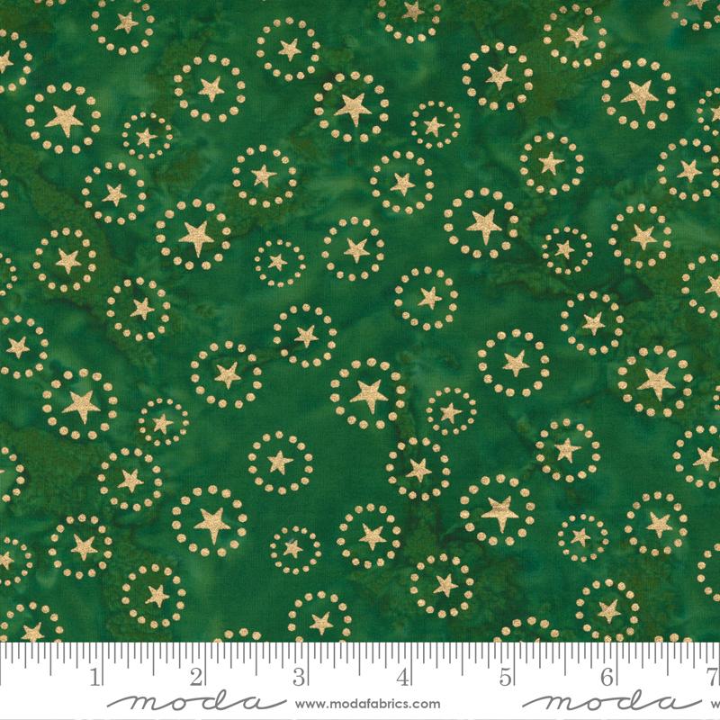 MODA Felicity Metallic - 27311-173M Pine - Fabric