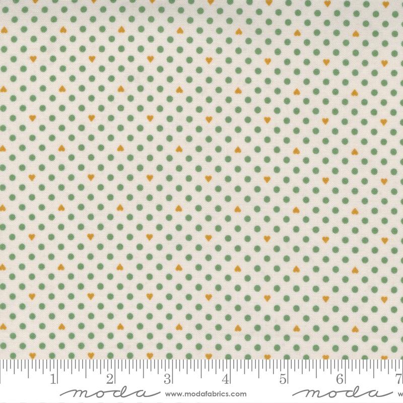 MODA Frankie Naive 30675-13 Pearl Green - Cotton Fabric