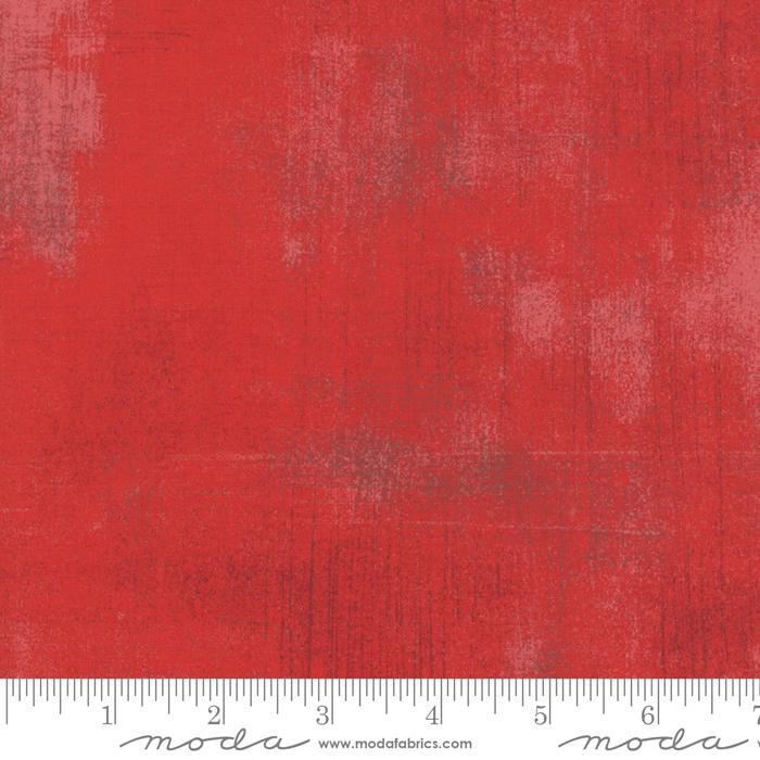 MODA Grunge Basic Cherry 30150-265 Red - Cotton Fabric