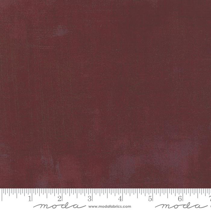 MODA Grunge Basics Burgundy 30150-297 - Cotton Fabric