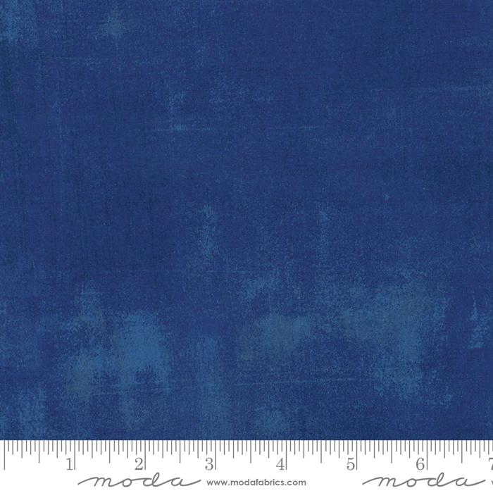 MODA Grunge Basics Cobalt 30150-223 Dark Blue - Cotton Fabric