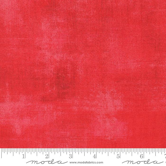 MODA Grunge Basics Flamingo 30150-254 Red - Cotton Fabric