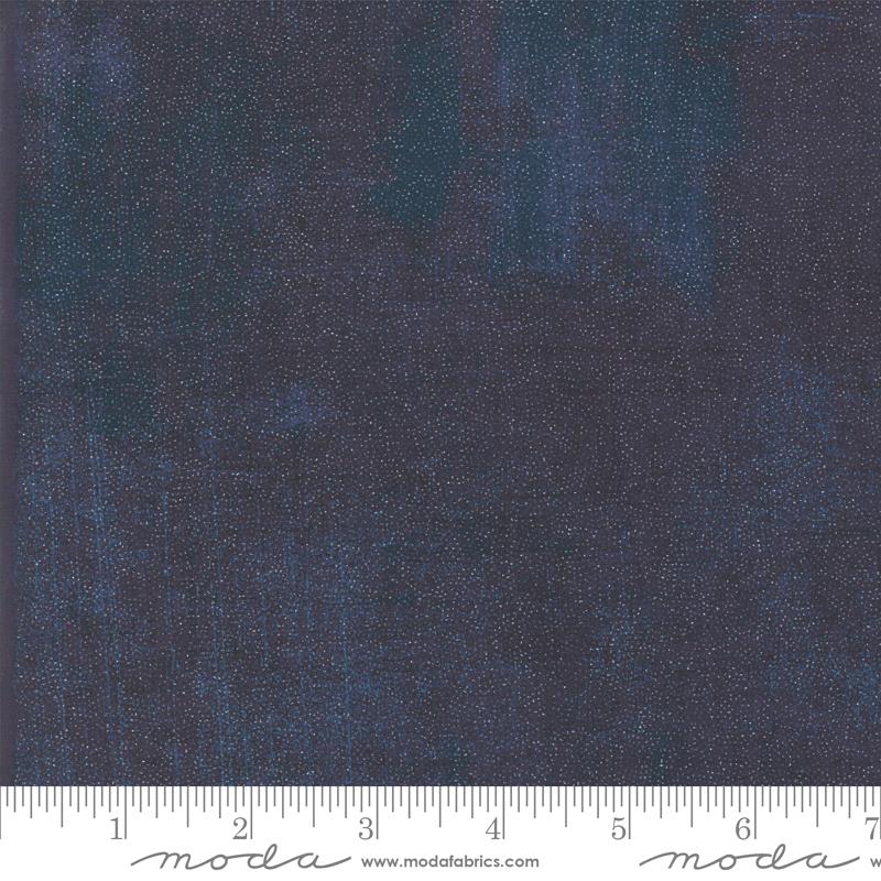 MODA Grunge Glitter 30150-101GL Peacoat - Cotton Fabric