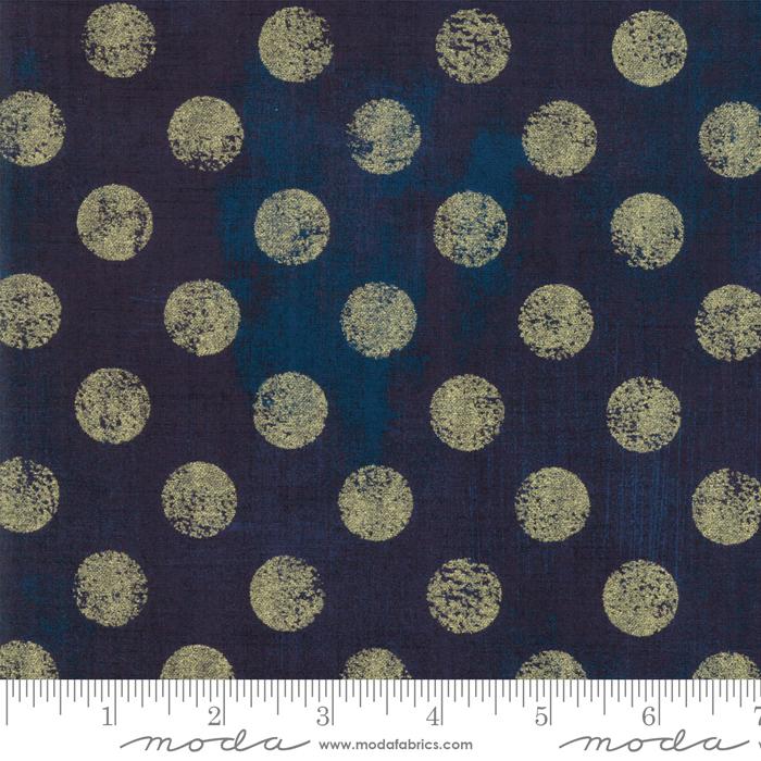 MODA Grunge Hits The Spot Metallic 30149-353M  - Cotton Fabric