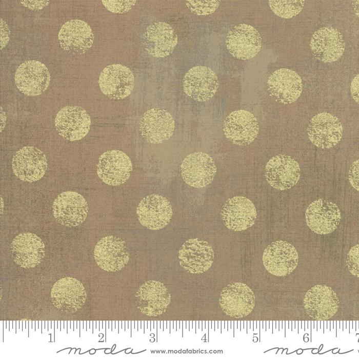 MODA Grunge Hits The Spot Metallic 30149-521M  - Cotton Fabric