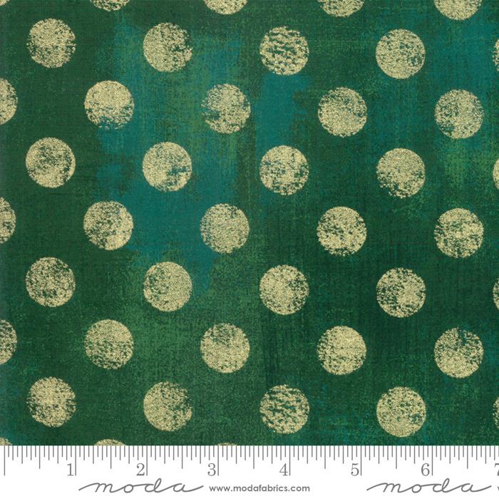 MODA Grunge Hits The Spot Metallic 30149-525M  - Cotton Fabric