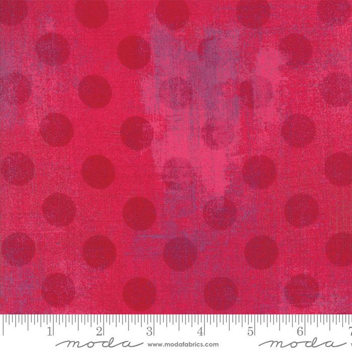 MODA Grunge Hits The Spot Raspberry 30149-23 - Cotton Fabric