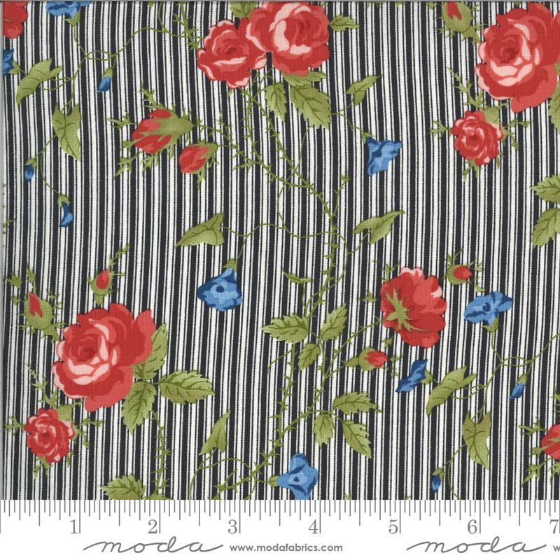 MODA Harbor Springs Charcoal 14900-18- Cotton Fabric