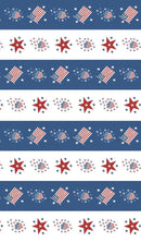MODA Harbor Springs Flag Star Bunting 14909-13 - Cotton Fabric