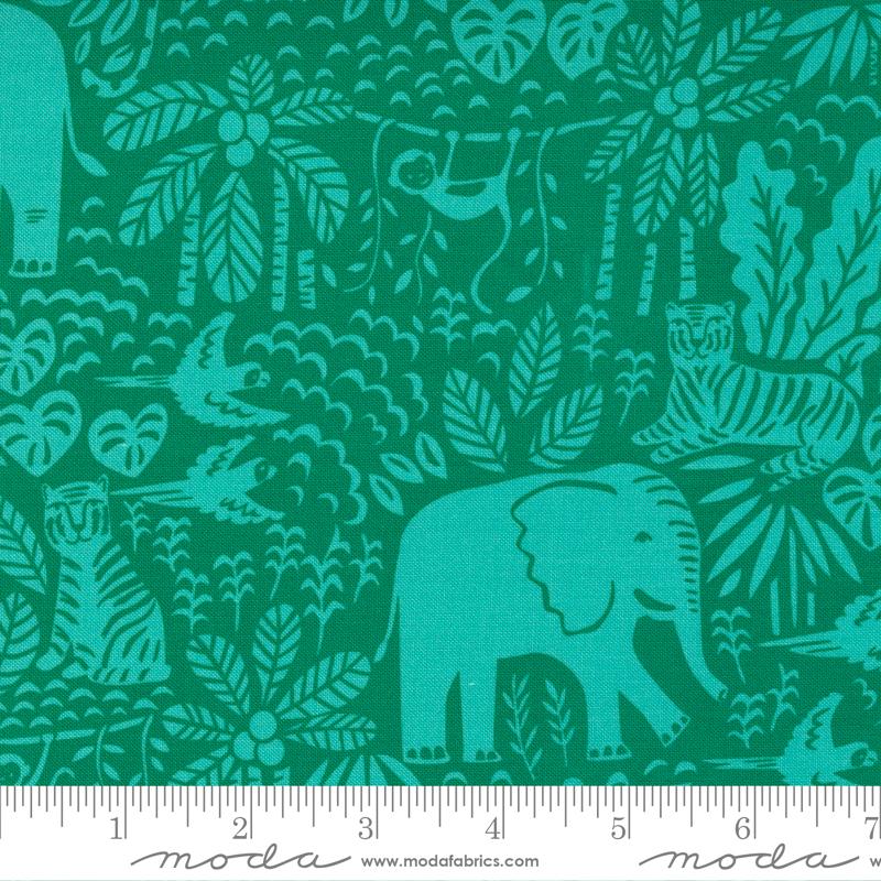 MODA Jungle Paradise 20785-21 Monstera - Cotton Fabric