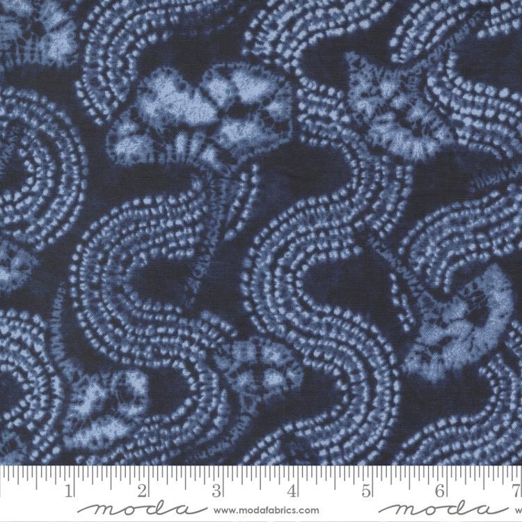 MODA Kawa 48081-11 Indigo - Cotton Fabric