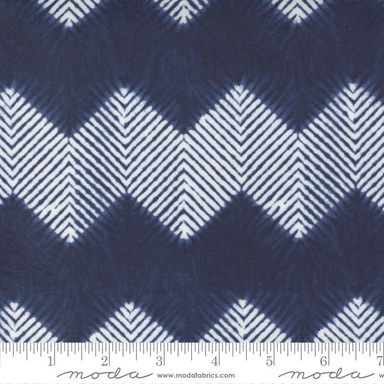 MODA Kawa 48083-19 Indigo - Cotton Fabric