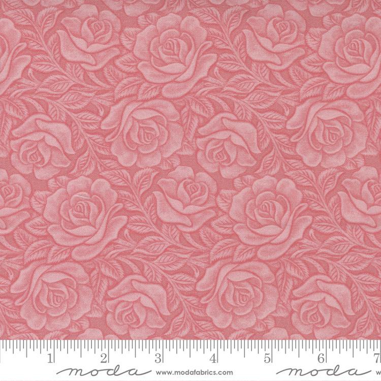 MODA Leather Lace Amazing Grace 7403-13 Pink - Cotton Fabric