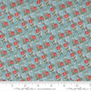 MODA Leather Lace Amazing Grace 7405-16 Light Blue - Cotton Fabric