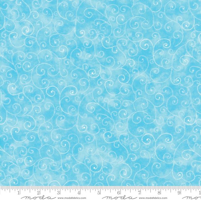 MODA Marble Swirls Turquoise 9908-74 - Cotton Fabric