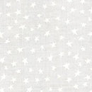 MODA Muslin Mates Stars - 9921-11 White - Cotton Fabric
