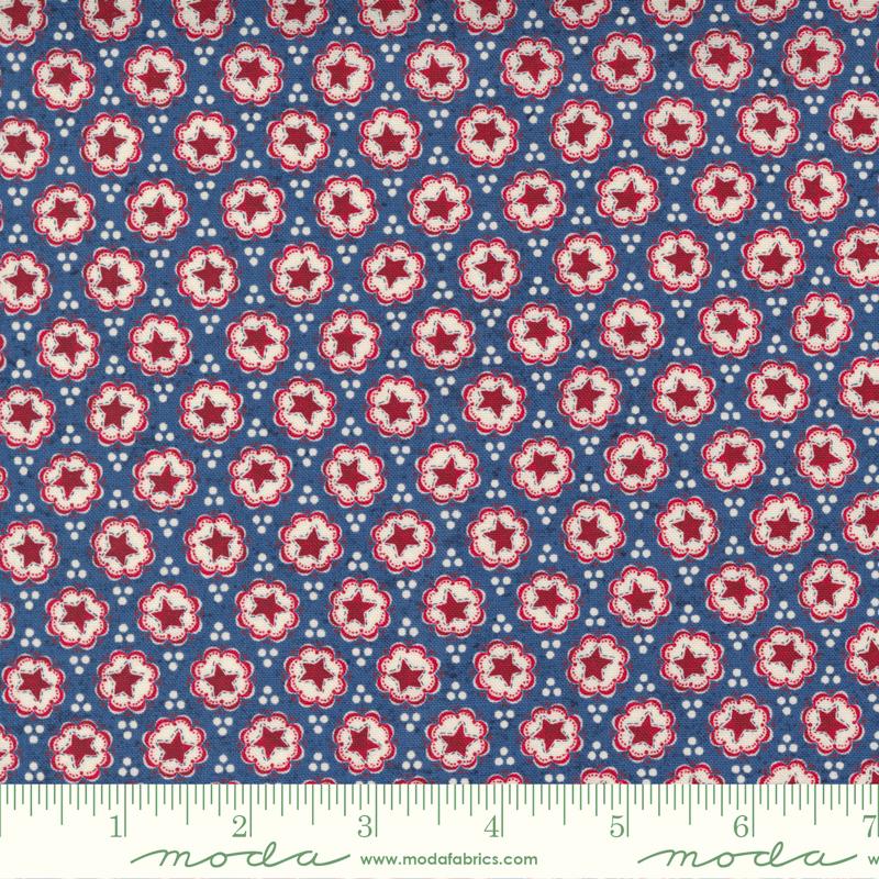 MODA My Country 7043-15 - Pacific Blue - Cotton Fabric
