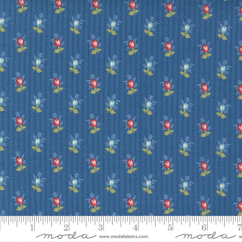 MODA Newport 14931-15 Medium Blue - Cotton Fabric