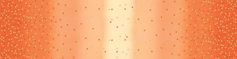 MODA Ombre Confetti Metallic Tangerine 10807-311M - Cotton Fabric