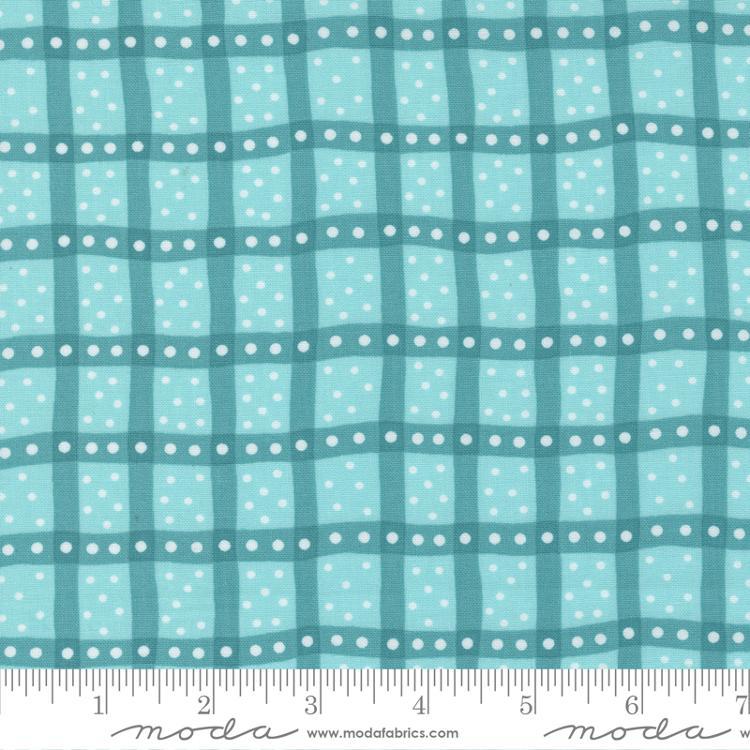 MODA Picnic Pop - 22433-14 Awesome Aqua - Cotton Fabric