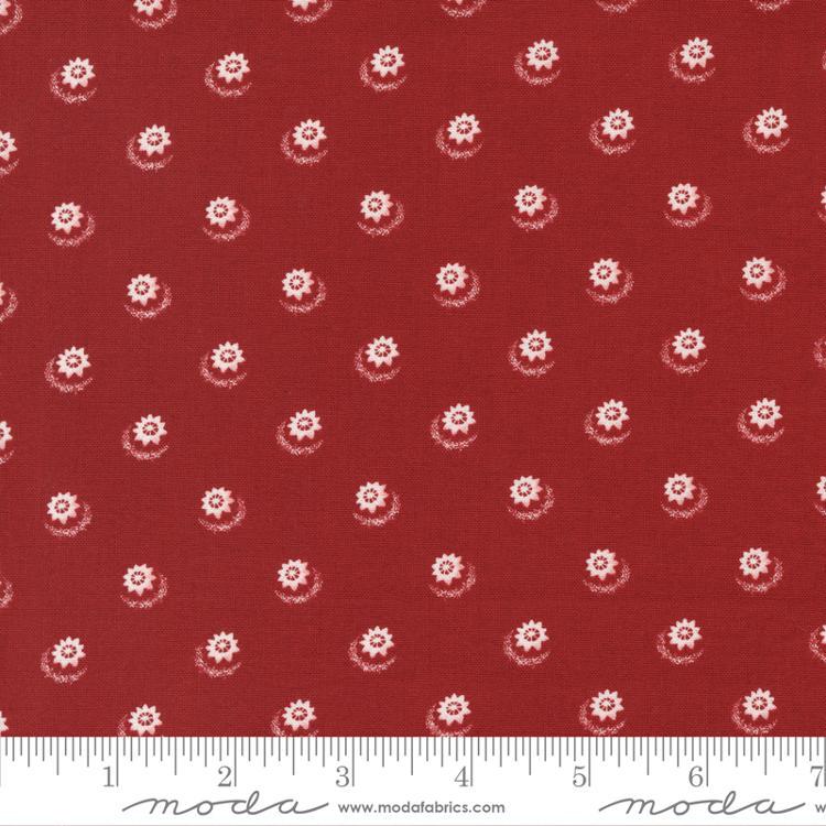 MODA Red and White Gatherings - 49191-13 Crimson - Cotton Fabric