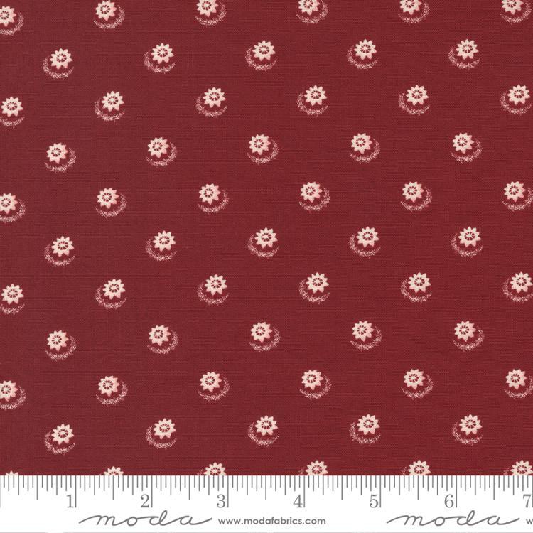 MODA Red and White Gatherings - 49191-14 Burgundy - Cotton Fabric