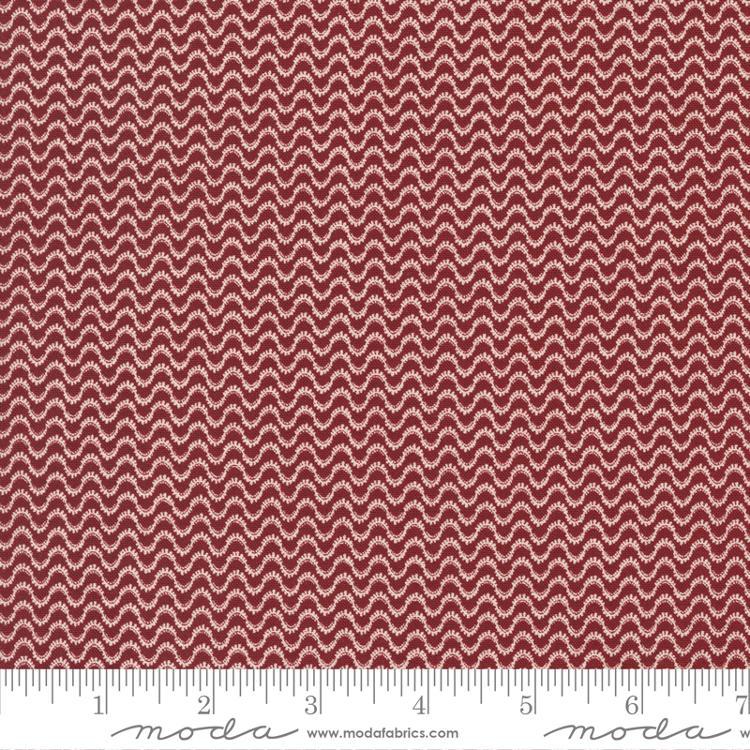MODA Red and White Gatherings - 49195-15 Burgundy - Cotton Fabric