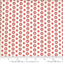 MODA Roselyn 14913-16 Ivory Red - Cotton Fabric
