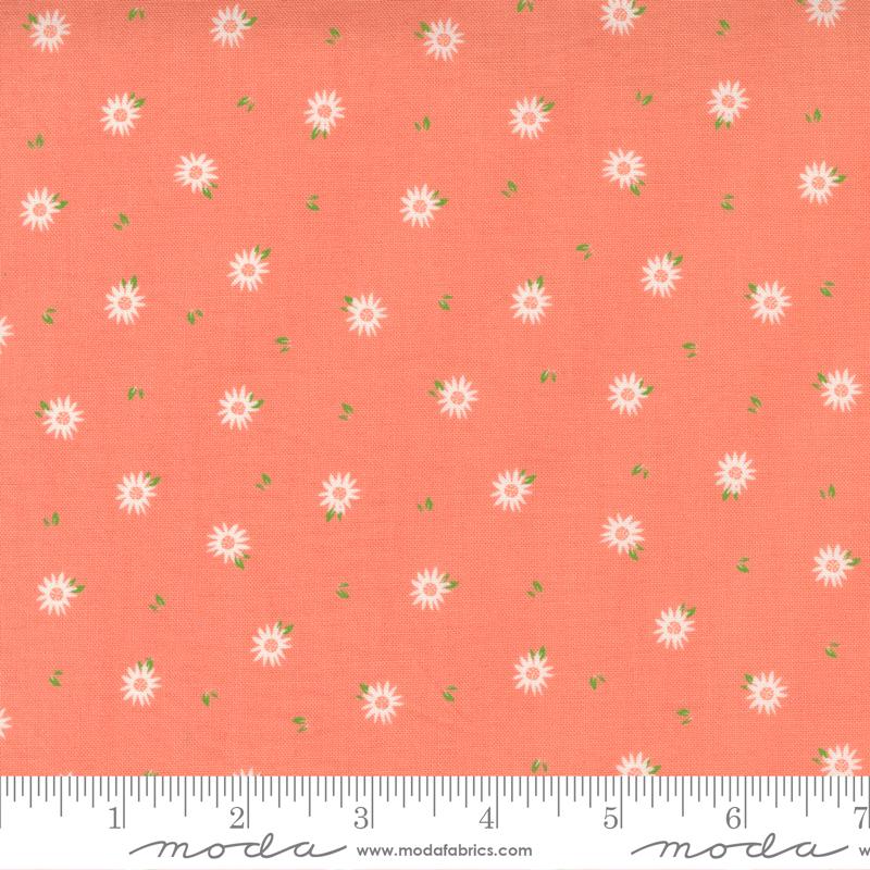 MODA Sincerely Yours 37614-14 Coral - Cotton Fabric