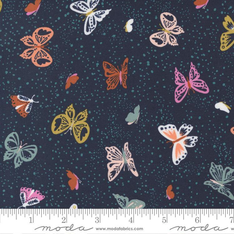 MODA Songbook A New Page - 45553-21 Navy - Cotton Fabric
