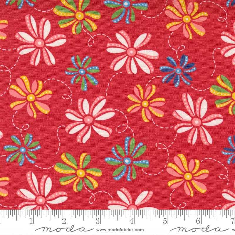 MODA Story Time 21792-12 Red - Cotton Fabric