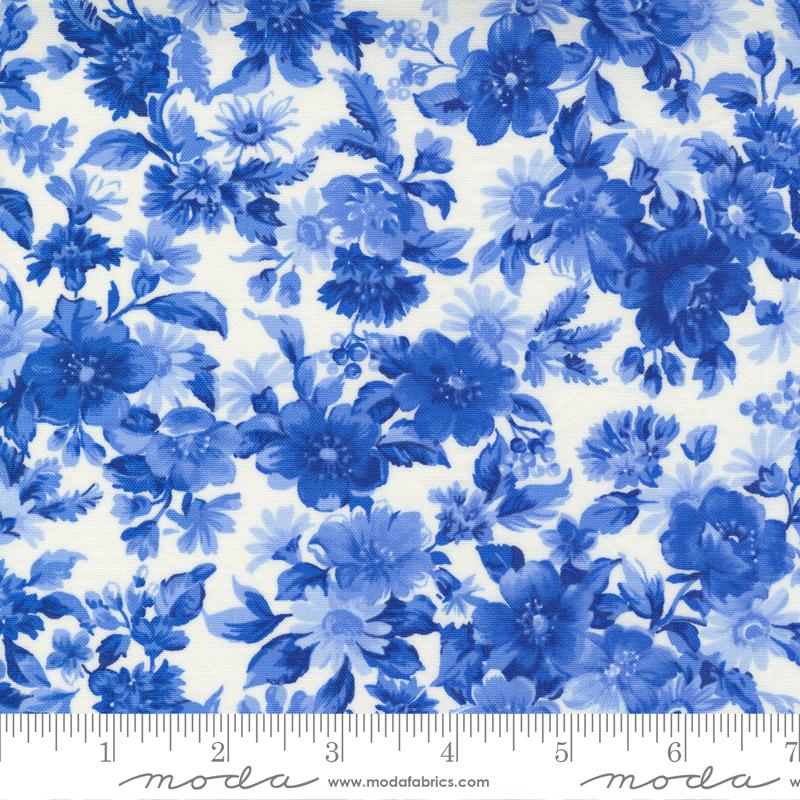MODA Summer Breeze 33611-12 Royal - Cotton Fabric