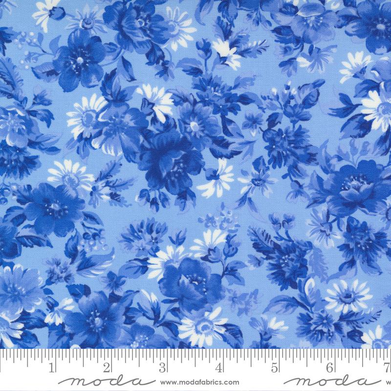 MODA Summer Breeze 33611-16 Sky - Cotton Fabric