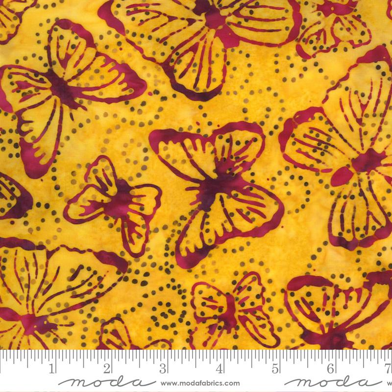 MODA Sunny Day Batiks 4358-11 Sunshine - Cotton Fabric