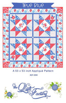 MODA True Blue Quilt Pattern - QF-2008G