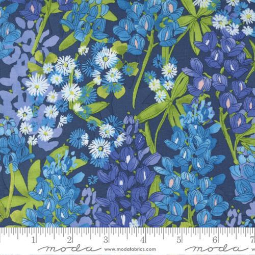MODA Wild Blossoms 48732-25 Navy - Cotton Fabric