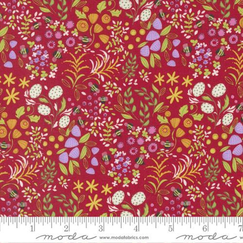 MODA Wild Blossoms 48735-19 Poppy - Cotton Fabric