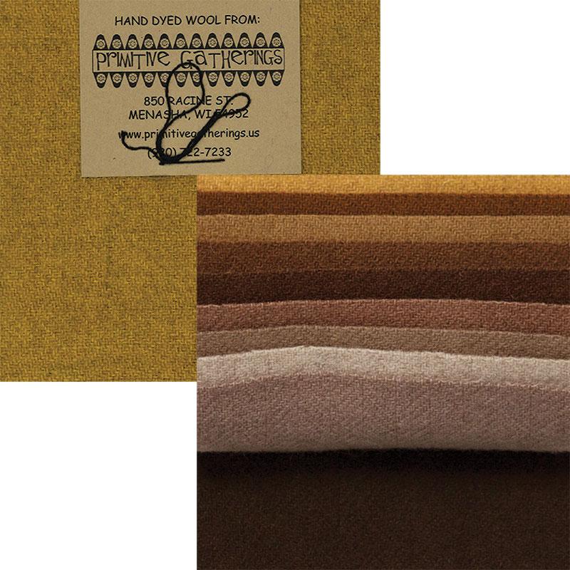 MODA Wool Charm Pack Primitive 1 - PRI-6025 - Precut Fabric