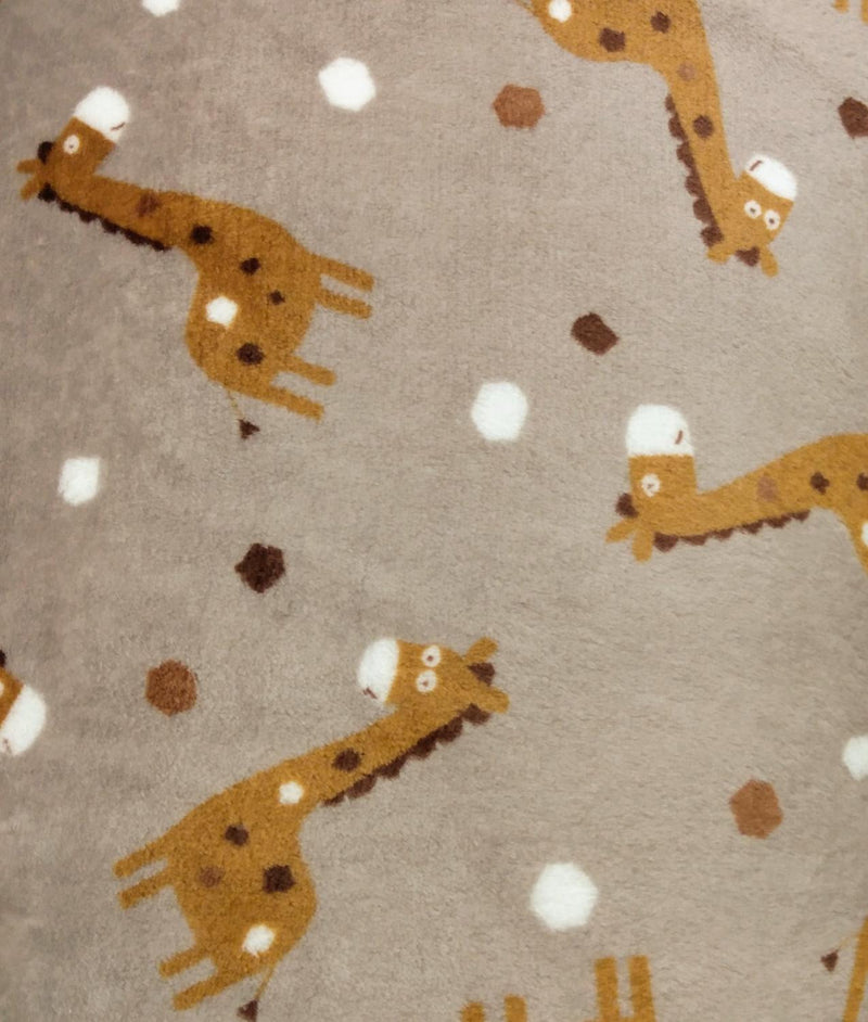 MOOK Fleece Flannel - 123022 Giraffe Tan - Poly Fabric