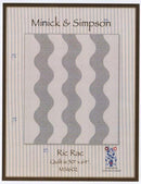 Minick & Simpson Ric Rac Quilt Pattern 50 x 64 - MS-1602G